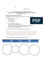 Applied Linguistics Test Preparation Handout