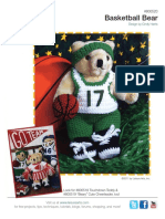 Basketball Bear: Design by Cindy Harris