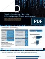 CSO 2016 SIEM Vendor Scorecard Research