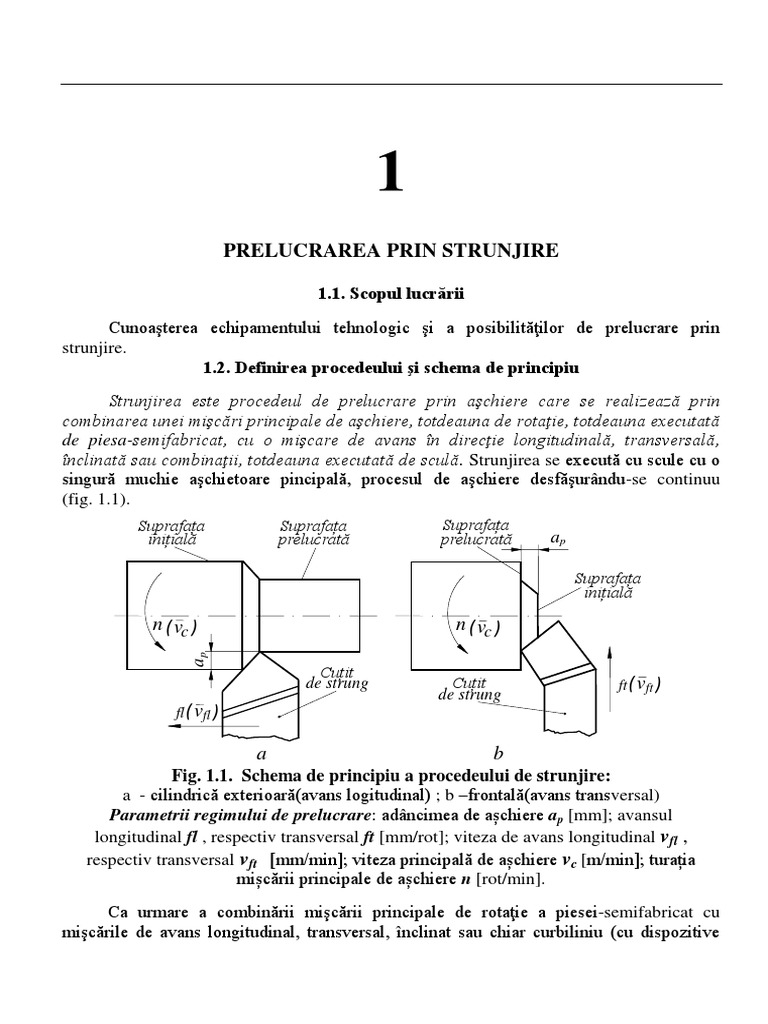 PM.L.prelucrarea Prin Strunjire | PDF