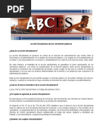 ABCES Accion Disciplinaria de Los Servidores Publicos