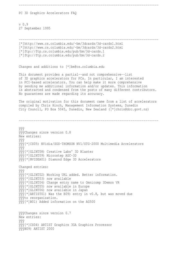3 Dfaq | PDF | Texture Mapping | Graphics Processing Unit