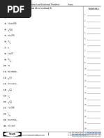 Common Core Worksheet