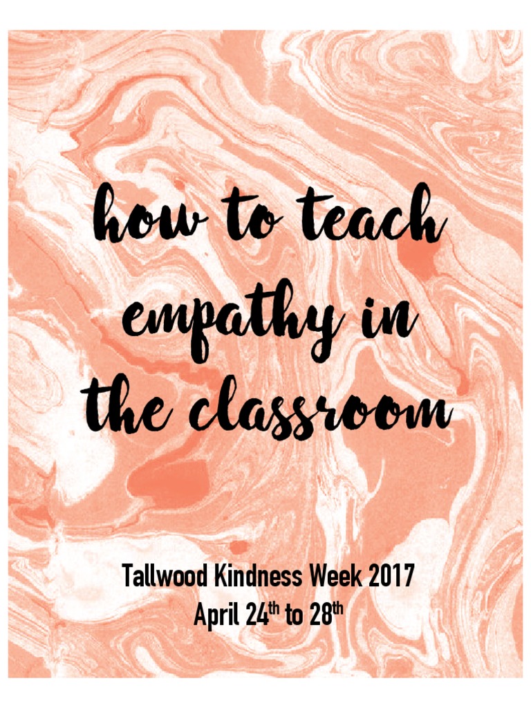 How To Teach Empathy in The Classroom 2 | PDF | Empathy | Hashtag