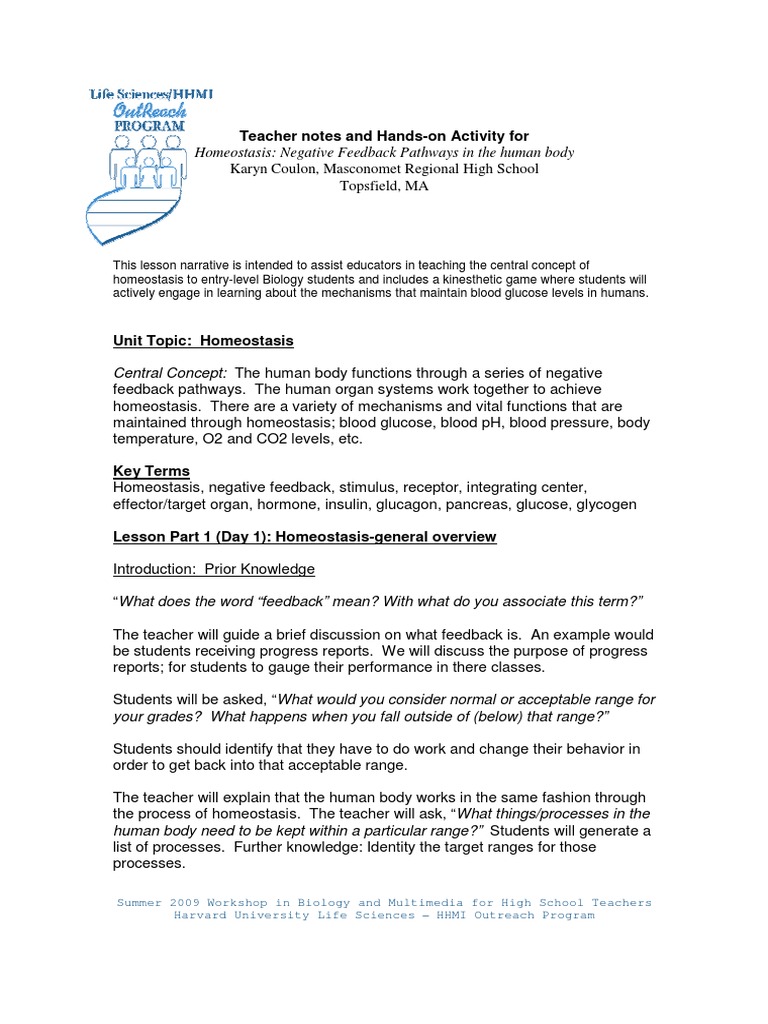 Homeostasis pdf notes picture