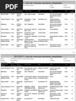 Manuais Escolares 2010/11