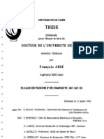 Ph D  thesis Francois ABBE  - 1990
