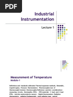 Industrial Instrumentation Module - 1