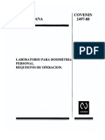 2497-88 Laboratorio para Dosimetria Personal PDF