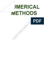 Numerical Methods Notes by Ioenotes - Edu.np