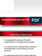 Understanding Service Failure