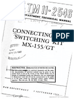 TM11-2546 Connecting and Switching Kit MX-155 GT 1944