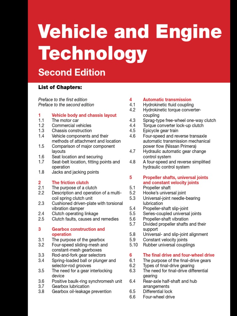 Vehicle and Engine Technology Overview | PDF | Diesel Engine ...