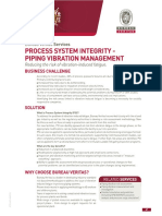 Piping Vibration Management Service Sheet