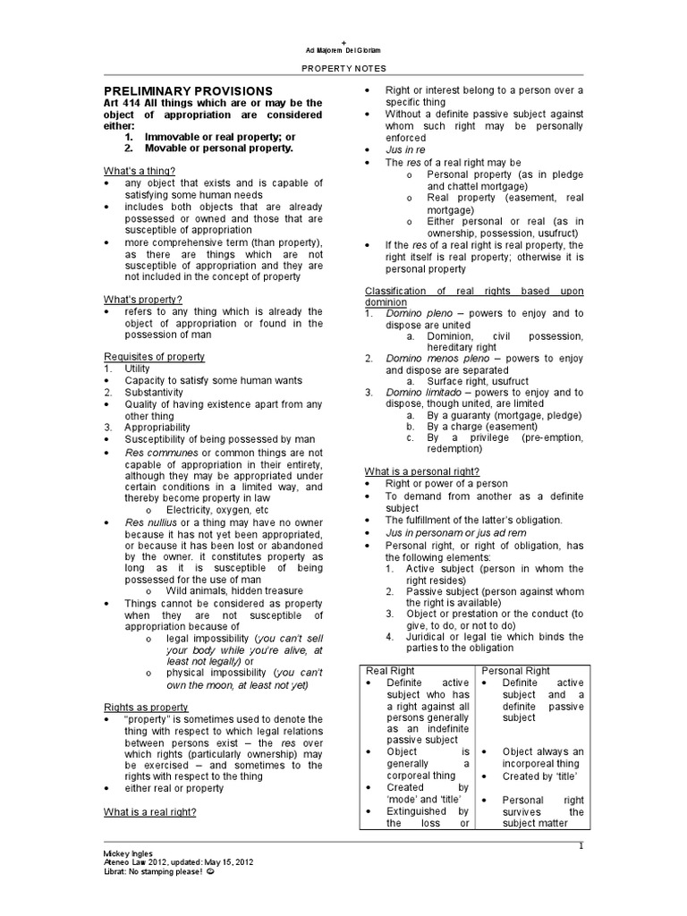 Understanding Property Classification | PDF | Ownership | Property