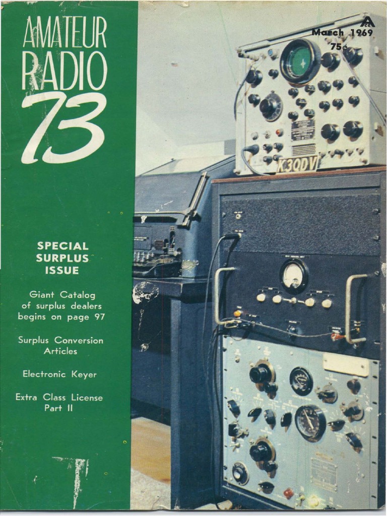 Amateur Radio 73 Vacuum Tube Capacitor