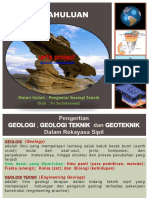 1 Pengenalan Materi Geologi Teknik Sipil PDF