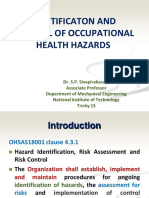 Sivapirakasam - Identificaton and Control of Occupational Health Hazards