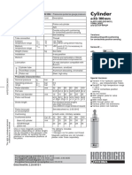 Cylinder: Data Sheet No. 2.29.001E-1