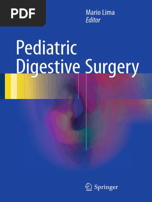 Pediatric Digestive Surgery Springer International Publishing 2017 Medical Imaging Esophagus