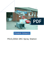 Ps10000a GRC Spray Station For GRC