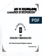 7 Ejercicios de Atencion y Memorizacion PDF