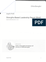 Strengths Based Leadership Report