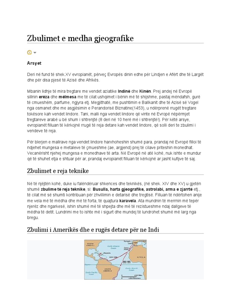 Zbulimi Gjeografik | PDF