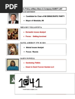 Guest List NEW- Show 16 - Public Policy w/Mary Glass & Company