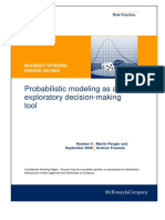 Probabilistic Modeling as an Exploratory Decisionmaking Tool