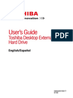 User's Guide: Toshiba Desktop External Hard Drive