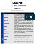 Rebol Coreguide