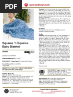 Download Free Crochet Pattern - Squares n Squares Baby Blanket LW2204 by Red Heart Yarns SN34588201 doc pdf