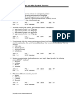 Chapter 13: Schizophrenia and Other Psychotic Disorders: Multiple Choice