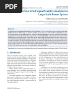 Multi-Machine Small Signal Stability Analysis for Large Scale Power System (1)