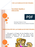 Participación de Las Familias en Secundaria