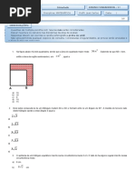 9º Ano Matemática 2 - SIMULADO