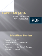 Laporan Jaga Nadia - DVT