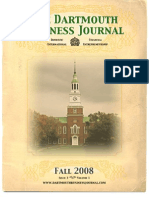 Dartmouth Business Journal: Fall 2008