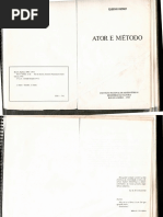 Ator e Método - Eugenio Kusnet