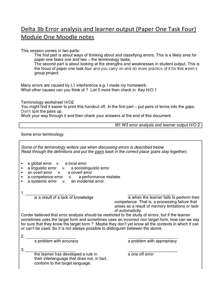 Error analysis thesis image