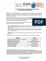 Cronograma Convocatoria Entidades Públicas