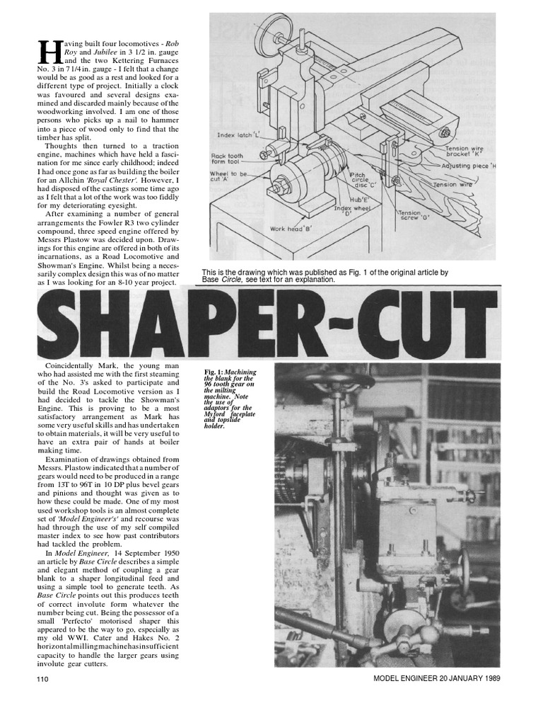 Building a Fowler R3 Traction Engine | PDF | Gear | Machining