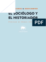 Bourdieu Chartier - El Sociólogo y El Historiador PDF