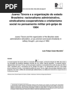 Juarez Távora e a organização do Estado brasileiro