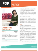 Download Free Crochet Pattern - Mixed Berry Tarts Throw SN0114 by Red Heart Yarns SN34590450 doc pdf