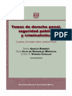 Temas de Derecho Penal Seguridad Pública y Criminalistica PDF