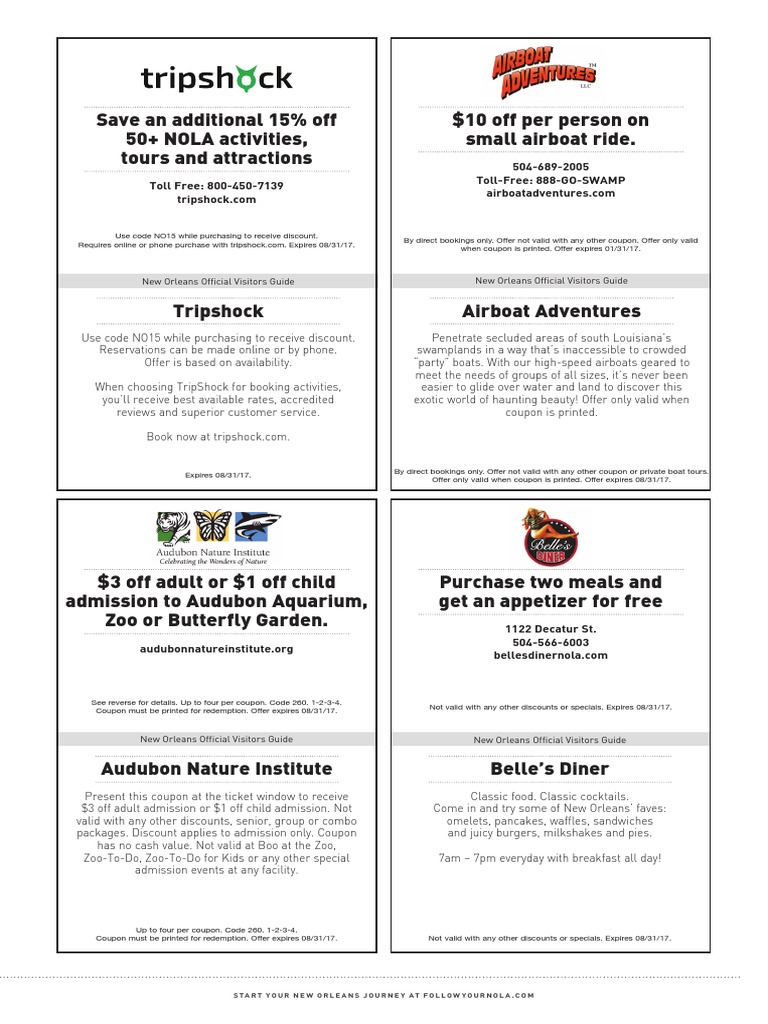 New Orleans | PDF | New Orleans | Coupon