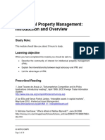 Module 1 Intellectual Property Management - Introduction and Overview