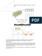 Cálculo de Esfuerzos en Pórticos de Concreto Armado